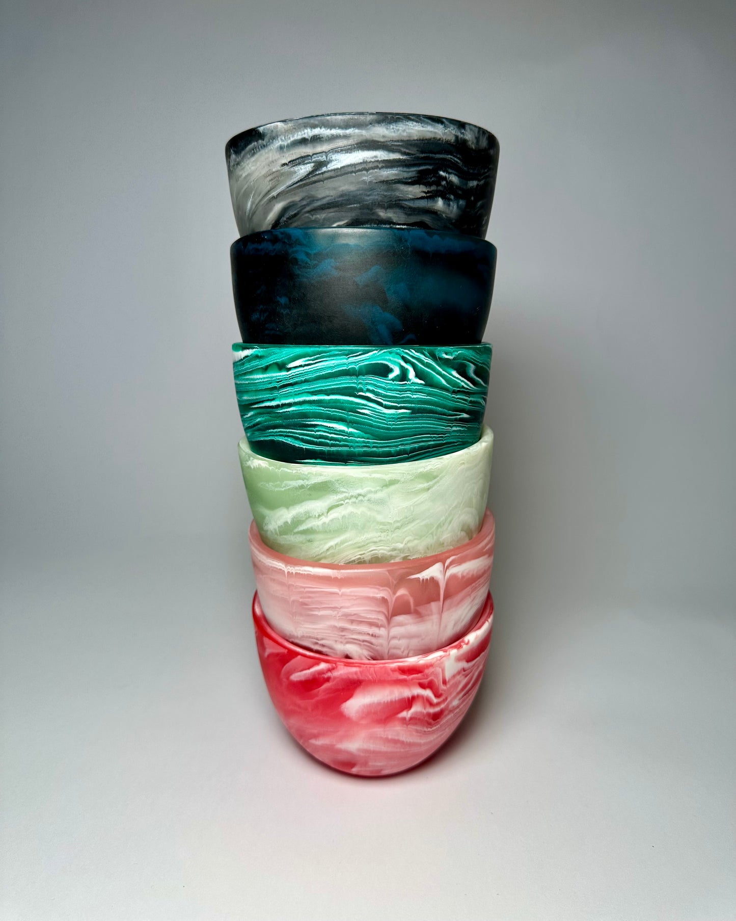 Deep Small bowls multicolor set